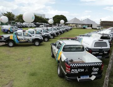 Em pacote de R$ 13 mi, Estado entrega viaturas blindadas, armas e drones para a PM