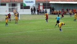 Jogando ‘em casa’, Trem perde na reabertura do Estádio Augusto Antunes