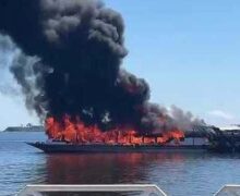 Incêndio destrói ‘lancha rápida’ que faz rota entre Amapá e Pará