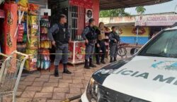 Funcionário é morto a tiros dentro de mercearia