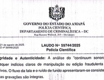 Perícia em áudio original não encontra conversa sobre pagamento a jornalistas