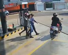 Dupla armada invade posto, rende funcionários e foge com dinheiro e celulares