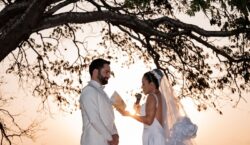 Com “sim” ao nascer do sol na orla de Macapá, casal emociona: “Lá foi nosso 1º beijo”
