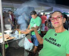 Empreendedora já vendeu mais de 5 mil espetinhos na Expofeira: “pretendo chegar aos 10 mil”