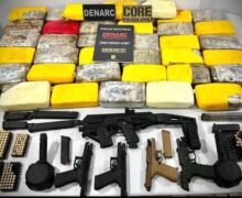Operação contra o tráfico apreende mais de 50 kg de drogas e arsenal usado por facção