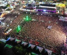Com homenagem a Marília Mendonça diante de multidão, show de Henrique e Juliano marca história da Expofeira