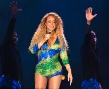 Mariah Carey faz show histórico em palco flutuante na frente de Belém