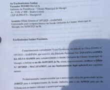 Presidente da Macapaprev corrige erro e apresenta novo ofício para não ir à Câmara