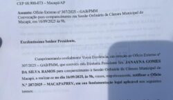 Presidente da Macapaprev corrige erro e apresenta novo ofício para não ir à Câmara