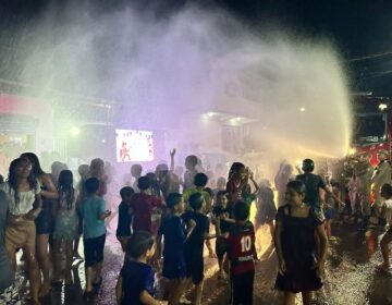 Ação solidária reúne comunidade carente de lazer para levar brincadeiras a crianças