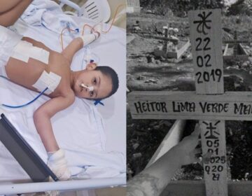 Desempregada, mãe faz rifa para construir mausoléu para filho vítima de doença rara