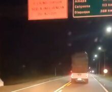 Motorista tenta fugir da PRF, mas é flagrado com ‘rebite’ e diesel misturado a alimentos