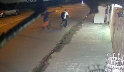 Tiros e morte em bicicletas