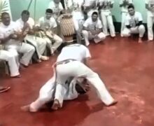 Mestre de capoeira agride aluno durante 2 minutos em ritual de batismo