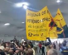 Manifestação contra petróleo no Amapá termina em tumulto na COP30