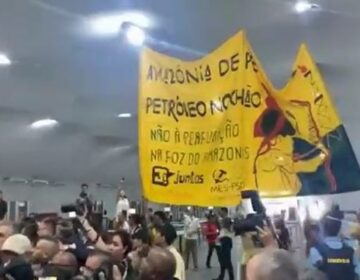 Manifestação contra petróleo no Amapá termina em tumulto na COP30