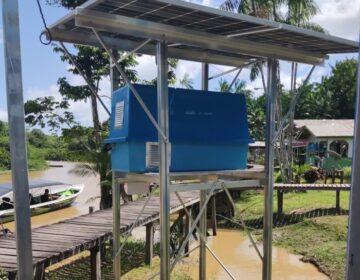 Mais de 600 famílias do Bailique recebem energia solar do Programa Luz para Todos