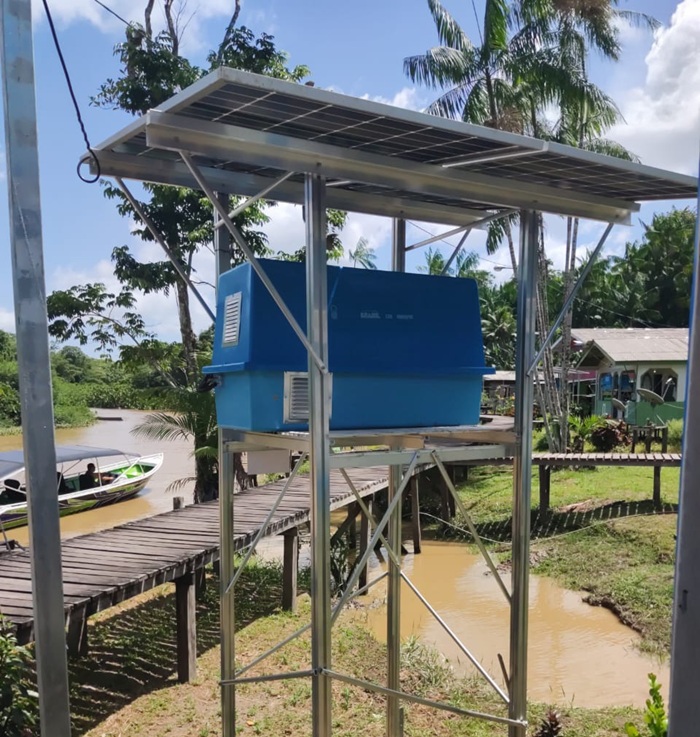 Mais de 600 famílias do Bailique recebem energia solar do Programa Luz para Todos
