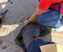 Motociclista fica em estado grave após colisão com carro