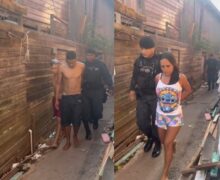 Trio é preso com drogas em lancheira de criança em área dominada por facção