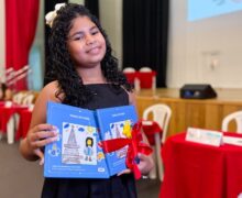Livro bilíngue de aluna de 10 anos abre lançamento de autores mirins em Macapá