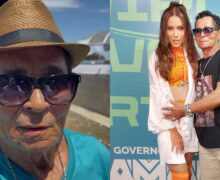 Anitta pede para conhecer fã de 67 anos que chegou 10h antes para seu show no Amapá