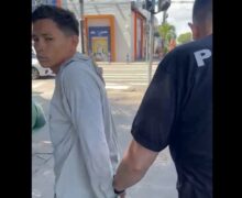 1 anos depois, suspeito de ameaçar vítimas com faca durante assalto a mercearia é preso