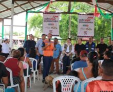 Ação humanitária do estado no Bailique socorre moradores afetados pelas terras caídas