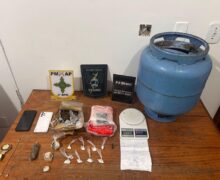 Traficante escondia drogas dentro de botijão de gás