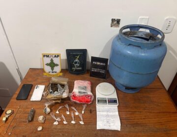 Traficante escondia drogas dentro de botijão de gás