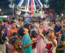 Espetáculo com neve e fogos silenciosos abre o Natal Encantado Equatorial em Macapá