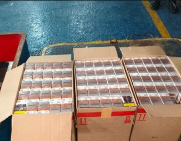 Cigarro contrabandeado: 1,5 mil carteiras são apreendidas no Porto de Santana