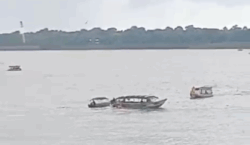 Colisão entre lancha e catraia no Rio Amazonas; passageiros foram resgatados