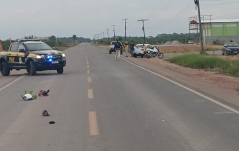 Acidente fatal na BR-210 deixa um motociclista morto e outro ferido em Macapá
