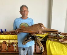 Há duas décadas, artesão aposta na madeira reaproveitada para criar peças manuais e criativas