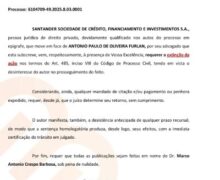 Santander alega ‘desinteresse’ e desiste de cobrar empréstimo pessoal de Furlan