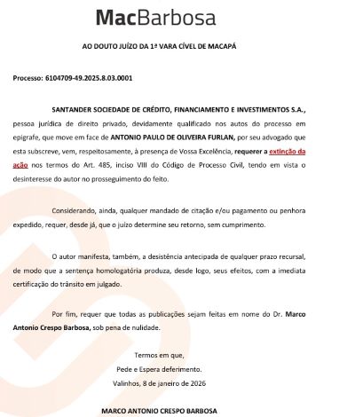 Santander alega ‘desinteresse’ e desiste de cobrar empréstimo pessoal de Furlan