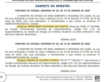 PT perde comando do Ibama no Amapá