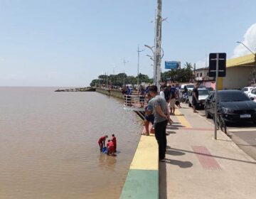Corpo com lesão no nariz e chave de moto é encontrado na orla do Santa Inês