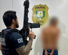 Homem é preso após dar paulada em mulher por recusa de sexo