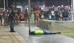 Ataque a tiros em praça de Santana deixa um morto e mulher ferida