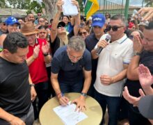 Passarelas ‘ponte firme’, rodovia ,praça e escola: Clécio amplia investimentos em Vitória do Jari
