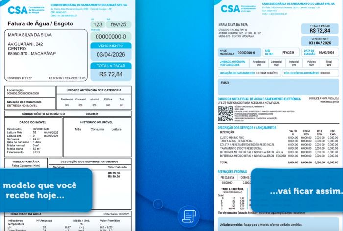 Entenda o que muda na conta de água da CSA