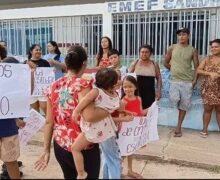 Pais de alunos de escola municipal temem despejo de prédio com 7 meses de aluguéis atrasados