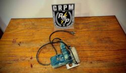 Suspeito tenta vender serra de mármore