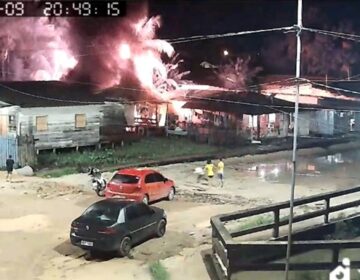 Incêndio se espalha com rapidez, ameaça casas vizinhas e assusta moradores no Paraíso