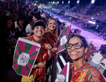 Família do Amapá se emociona no 1º ensaio técnico da Mangueira