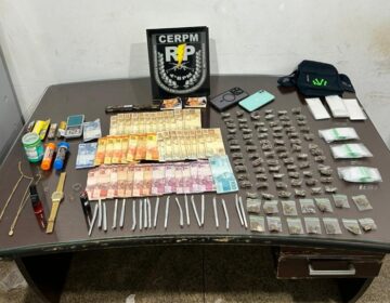 Manobras perigosas em veículo levam à apreensão de drogas e detenção de suspeito