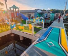 Parque e campinho mudam paisagem e levam colorido para área de pontes dos Congós