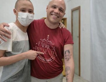 Após cura da esposa, amapaense pede orações para que filho também vença o câncer